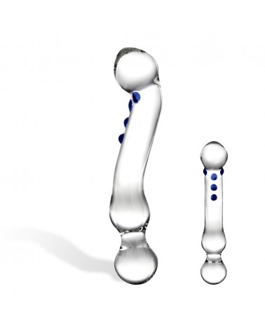 Glass -  Textured 6'': dildo in vetro | Comodo.it