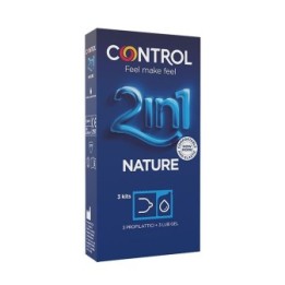 Control 2in1 Nature kit di preservativi e lubrificanti Comodo it