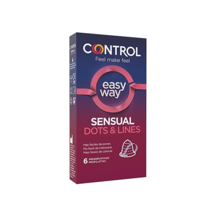 Control Sensual Dots & Lines Easy Way Ultra Sottili | Comodo it