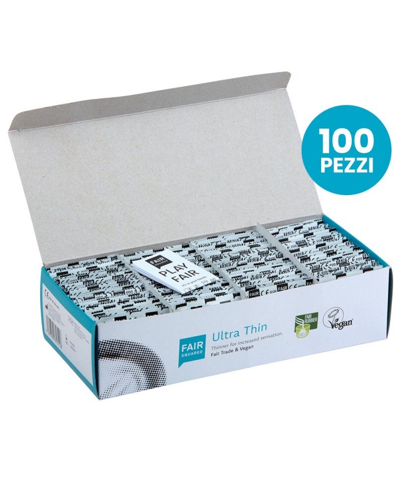Fair Squared Ultra Thin 100 pz: preservativi ultra sottili | Comodo.it