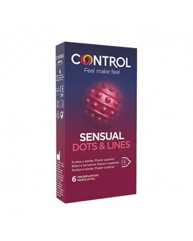 Profilattici stimolanti Control Touch Feel Comodo it