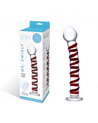 Glas Mr Swirly 8: dildo in vetro | Comodo.it