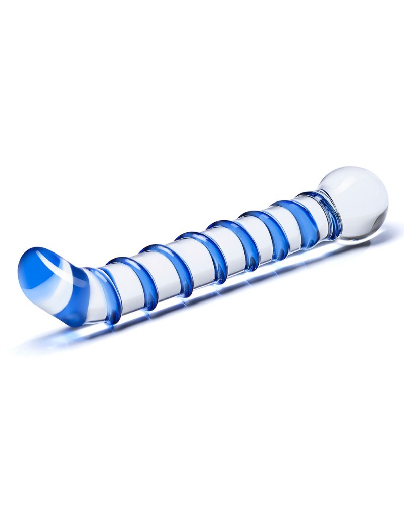 Glas Mr Swirly 6 5: combo dildo e plug in vetro | Comodo.it