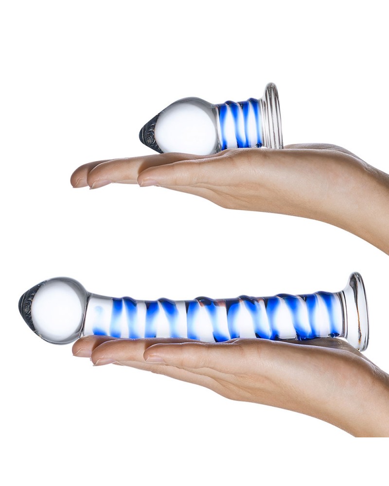 Glas Dildo + Plug anale in vetro | Comodo.it