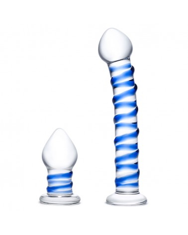 Glas Dildo + Plug anale in vetro | Comodo.it