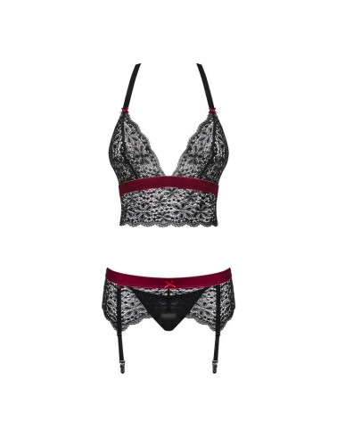 Obsessive Rossita Set: reggiseno, perizoma e guepiere | Comodo.it