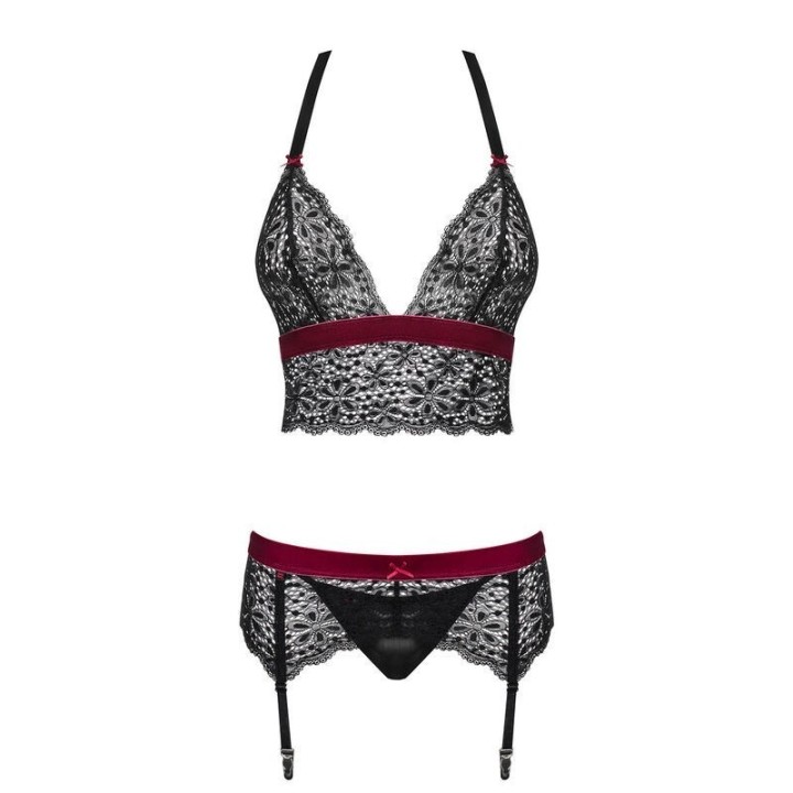 Obsessive Rossita Set: reggiseno, perizoma e guepiere | Comodo.it