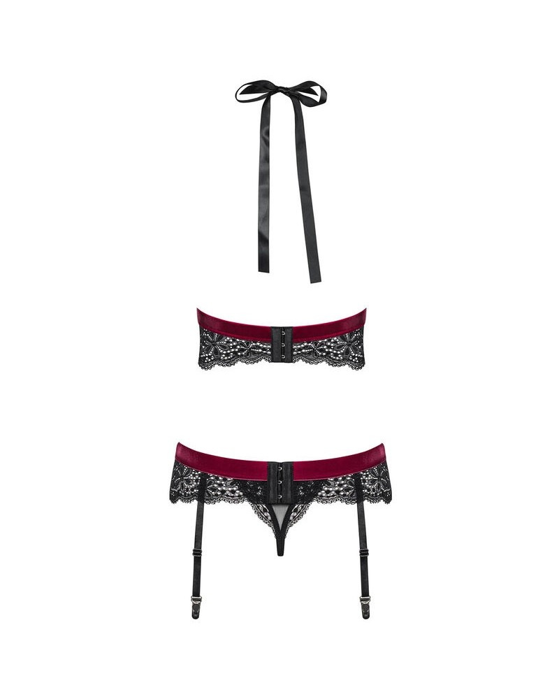 Obsessive Rossita Set: reggiseno, perizoma e guepiere | Comodo.it