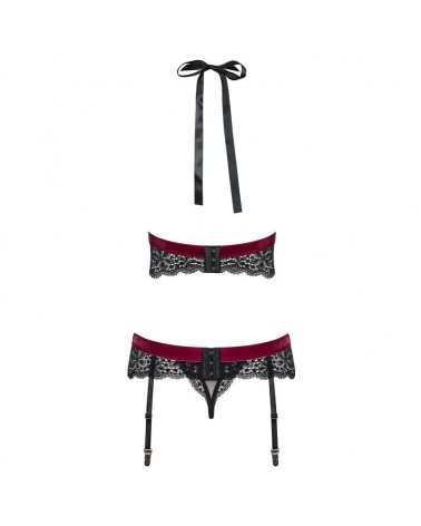 Obsessive Rossita Set: reggiseno, perizoma e guepiere | Comodo.it
