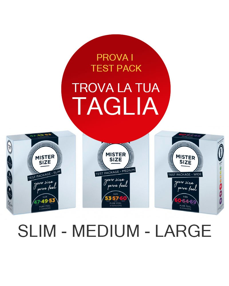 MISTER SIZE - TEST PACKAGE