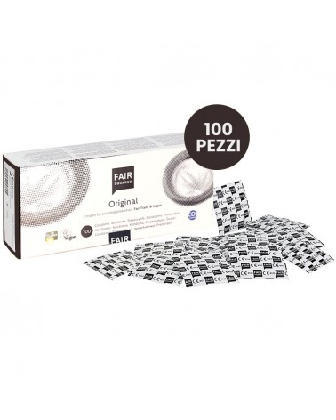 Fair Squared Original 100 pz: preservativi classici vegan | Comodo.it