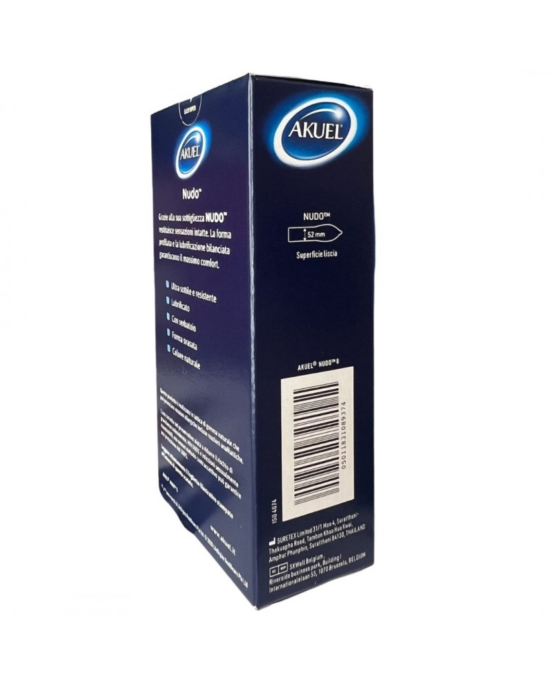 Preservativi Akuel Nudo c ma non si sente Comodo it