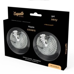 Copricapezzoli paillettes argentate | Comodo.it 2
