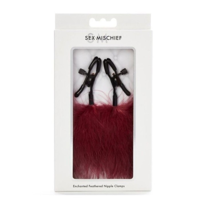 Morsetti per capezzoli con piume | Comodo.it