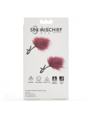 Morsetti per capezzoli con piume | Comodo.it