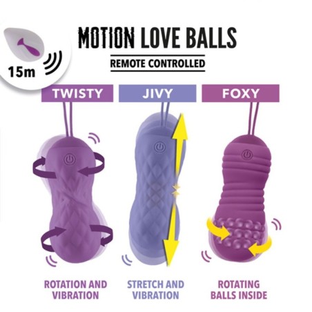 FeelzToys Remote Controlled Motion Love Balls Jivy | Comodo.it