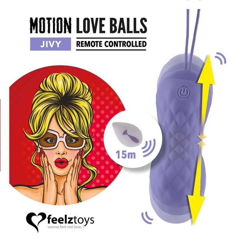FeelzToys Remote Controlled Motion Love Balls Jivy | Comodo.it