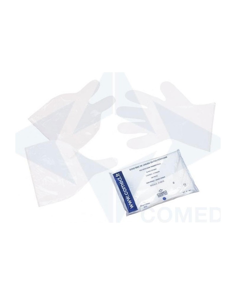 GUANTI IN POLYTHYLENE, 2 DITA