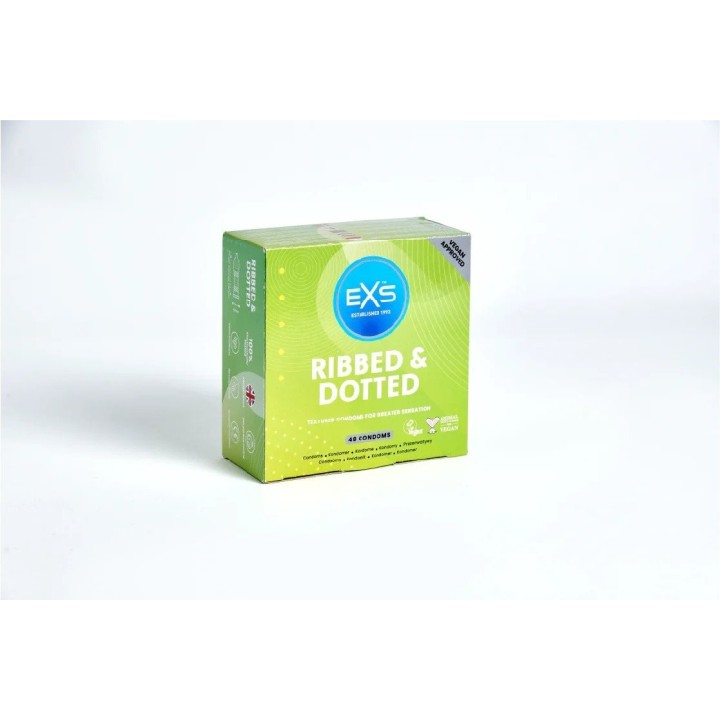 EXS Ribbed Dotted: profilattici stimolanti | Comodo.it