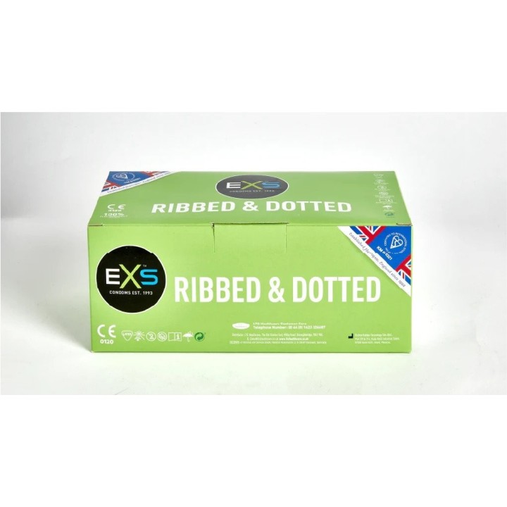 EXS Ribbed Dotted: profilattici stimolanti | Comodo.it