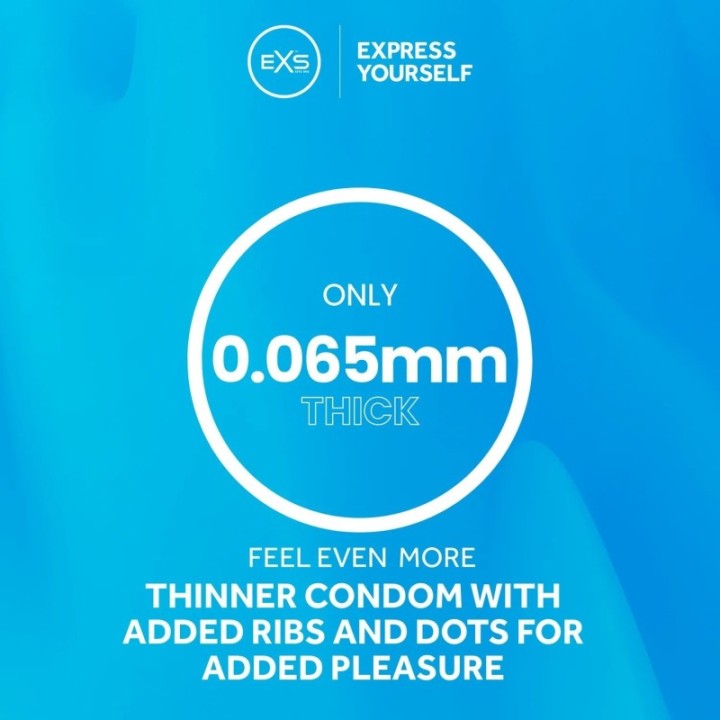 EXS Ribbed Dotted: profilattici stimolanti | Comodo.it