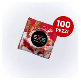 EXS Strawberry: profilatici alla fragola 100 pezzi | Comodo.it