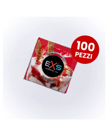 EXS Strawberry: profilatici alla fragola 100 pezzi | Comodo.it