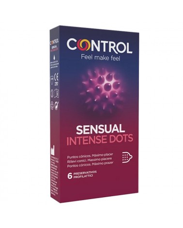 Control Sensual Intense Dots: preservativi ultra stimolanti | Comodo.it