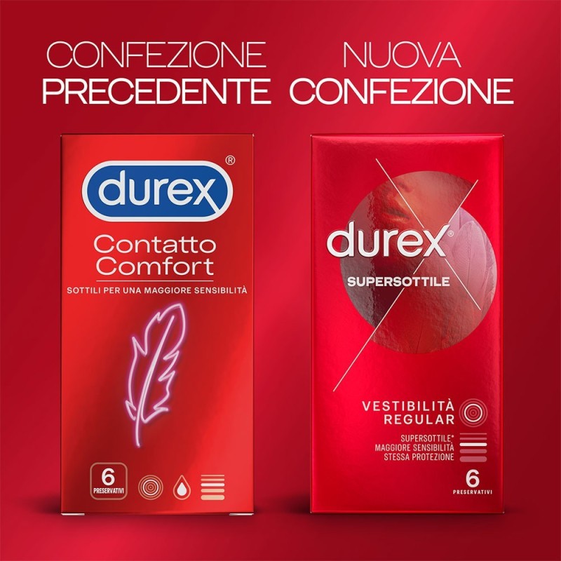 Durex Contatto Comfort preservativi sottili Easy On Comodo it
