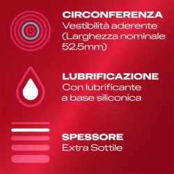 Durex Supersottile vestibilit aderente 6 pezzi 2