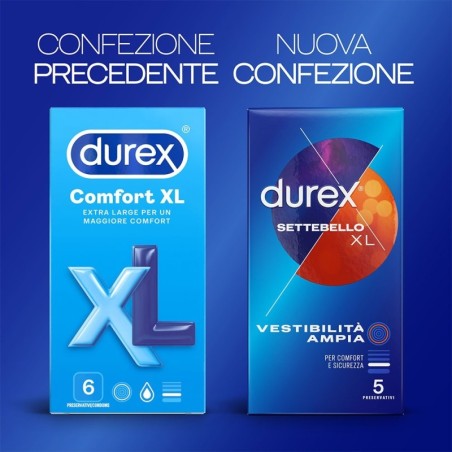 Durex Settebello XL vestibilit ampia | Comodo.it