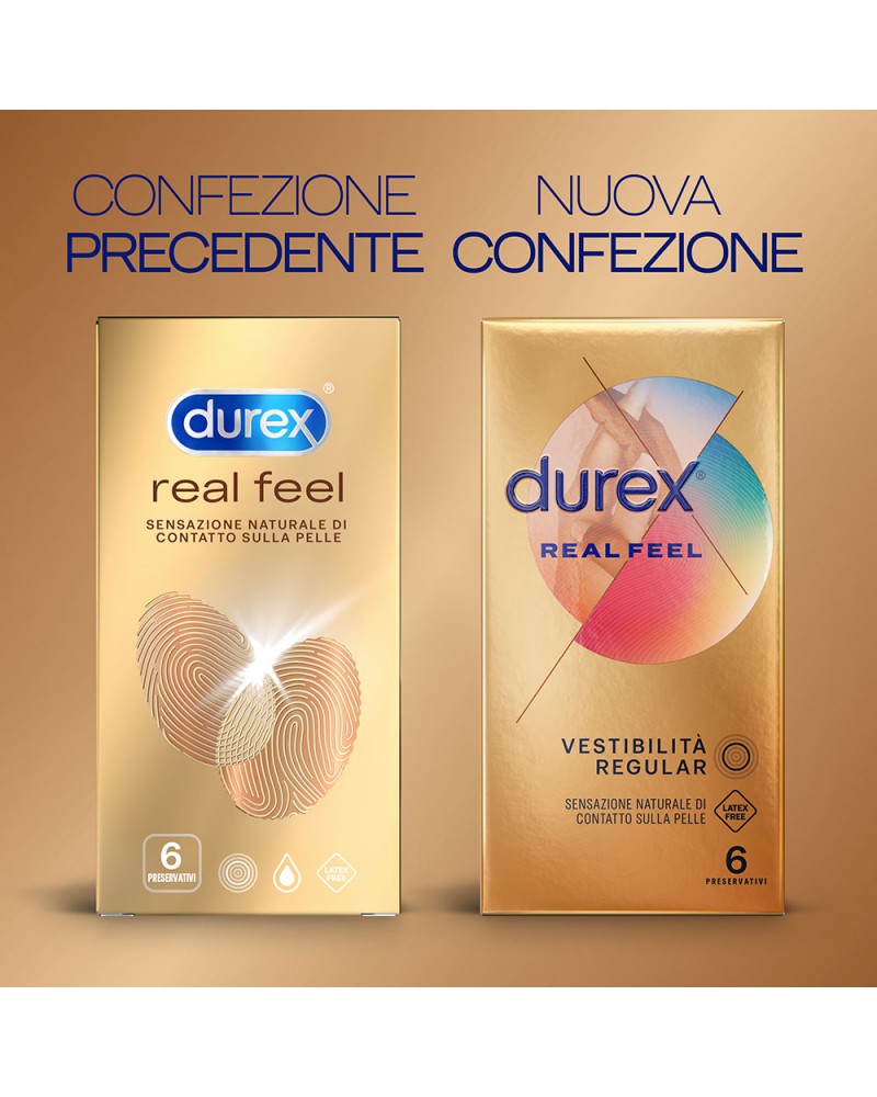 Durex Real Feel preservativi sottili e anallergici Comodo it