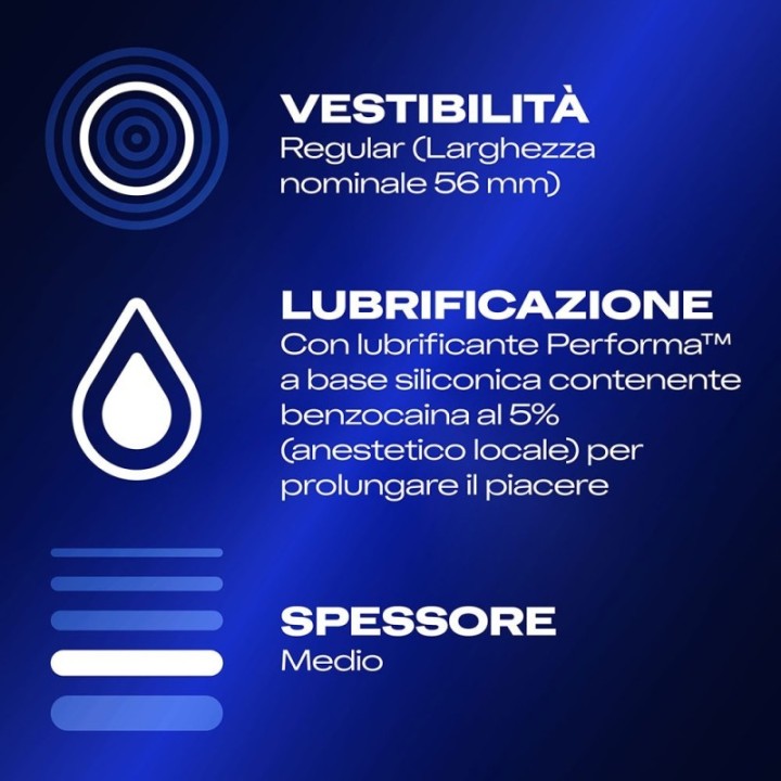 Durex Performa preservativi con benzocaina anestetico | Comodo it