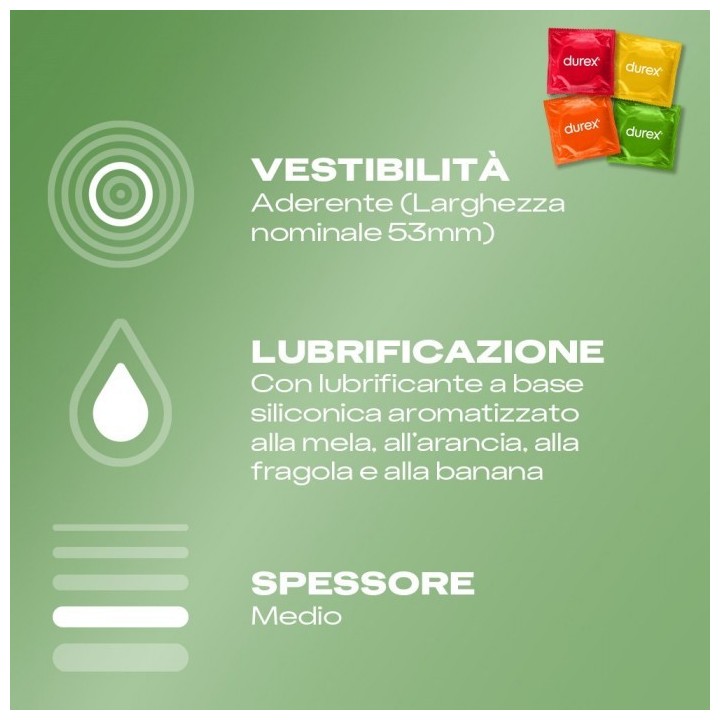 Durex Tropical preservativi aromatizzati alla frutta Comodo it