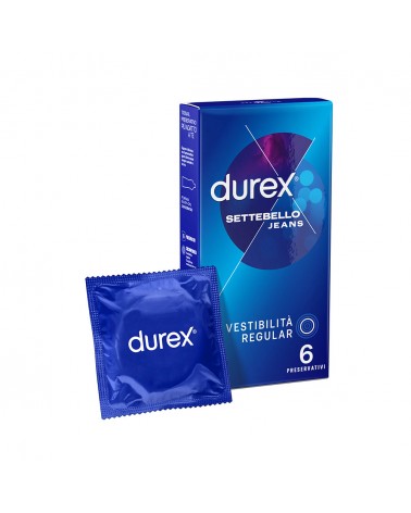Durex Jeans preservativi classici con forma Easy On