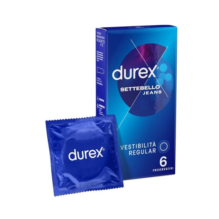 Durex Jeans preservativi classici con forma Easy On