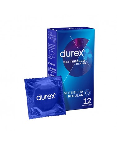 Durex Jeans preservativi classici con forma Easy On