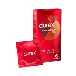 Durex Supersottile XL Vestibilit Ampia 6 pezzi