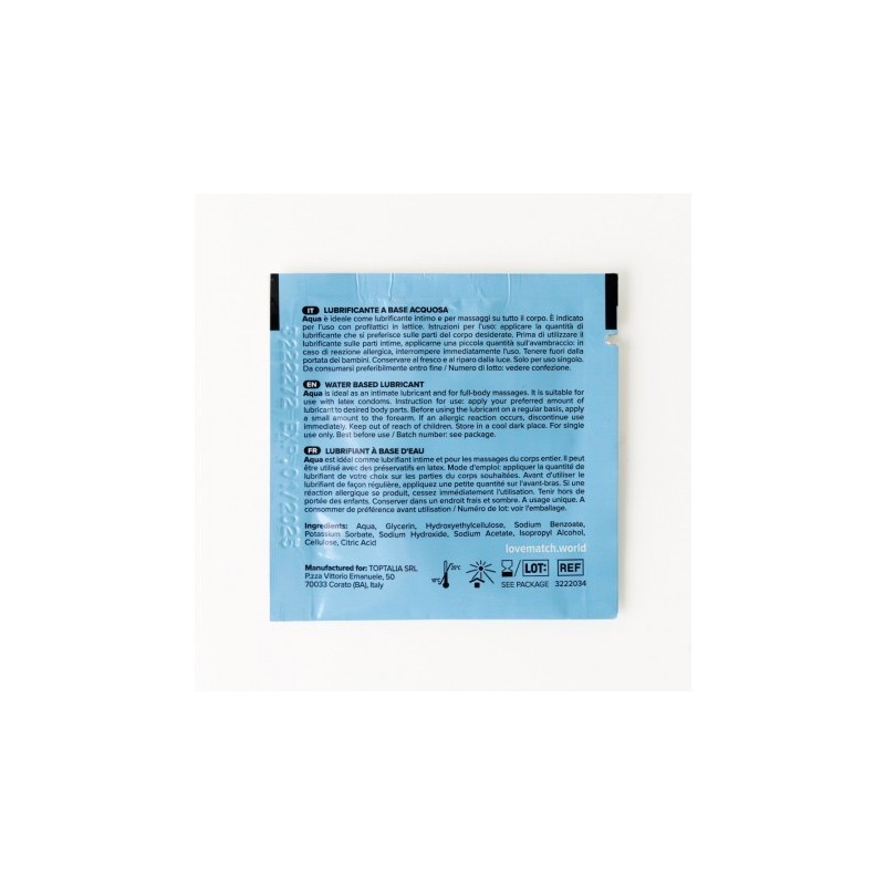 Love Match Aqua lubrificante 3 ml | Comodo.it
