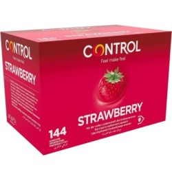 Control Strawberry 144 pezzi: aromatizzati alla fragola | Comodo.it