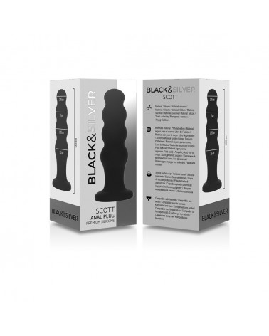 Black Silver Scott Anal Plug | Comodo.it