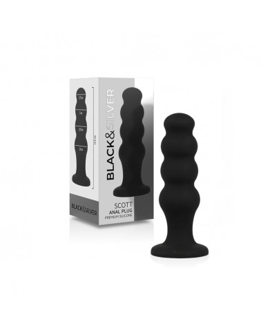 Black Silver Scott Anal Plug | Comodo.it