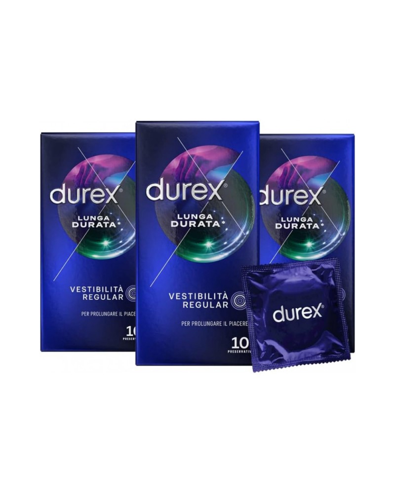 DUREX LUNGA DURATA VESTIBILITÀ REGULAR - 30 PZ