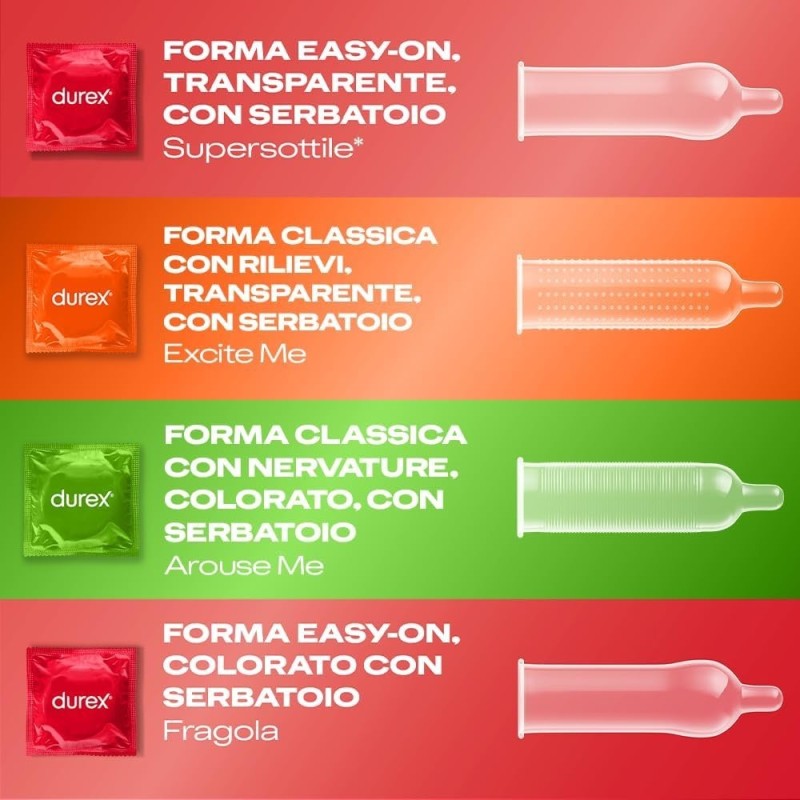 Durex mix sorpresa 30 pezzi | Comodo.it