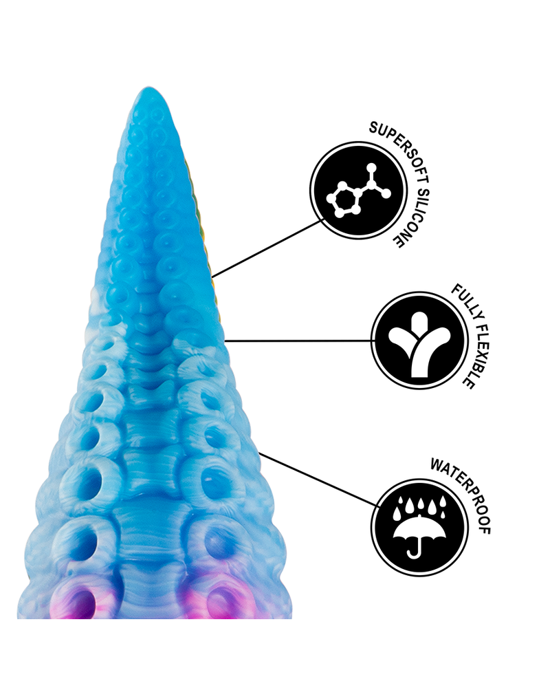 EPIC - DILDO CON TENTACOLI BLU PHORCYS TAGLIA PICCOLA