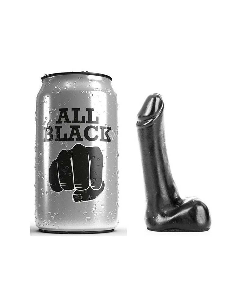 ALL BLACK - DILDO 9 CM