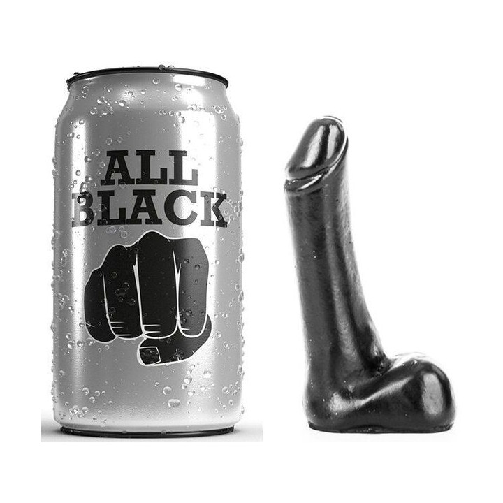 ALL BLACK - DILDO 9 CM