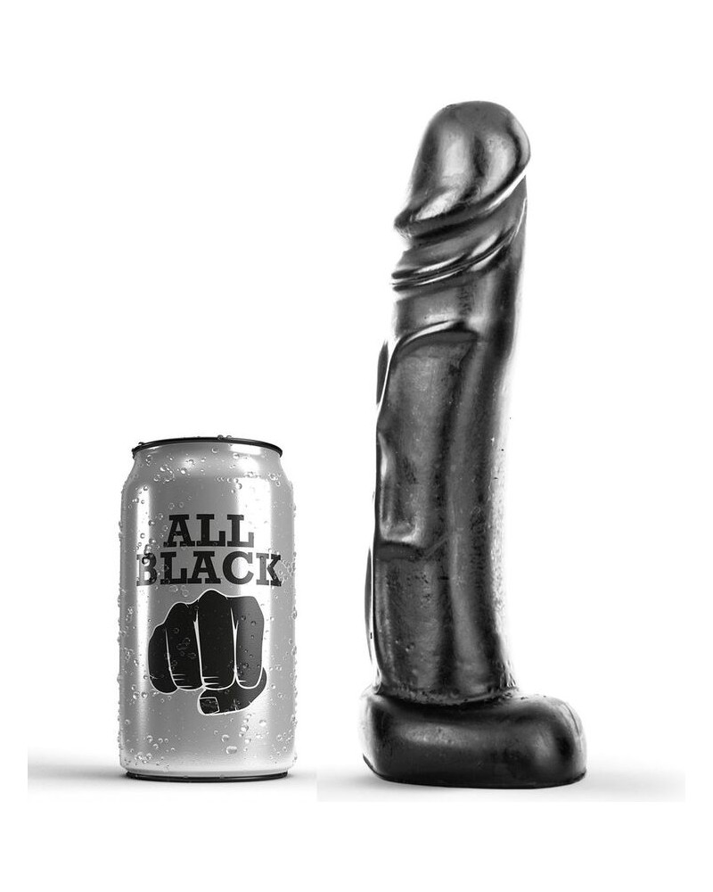 ALL BLACK - DILDO 22 CM