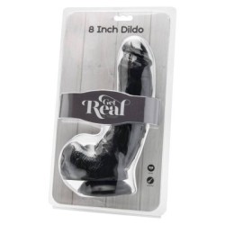 GET REAL - DILDO 20,5 CM CON SFERE NERO 2