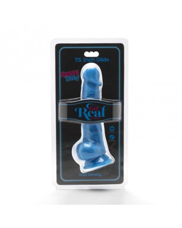 GET REAL - HAPPY DICKS 19 CM CON SFERE BLU 2